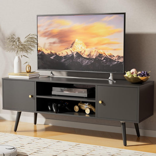 Mid-Century Modern TV Stand for 55/60 inch TV