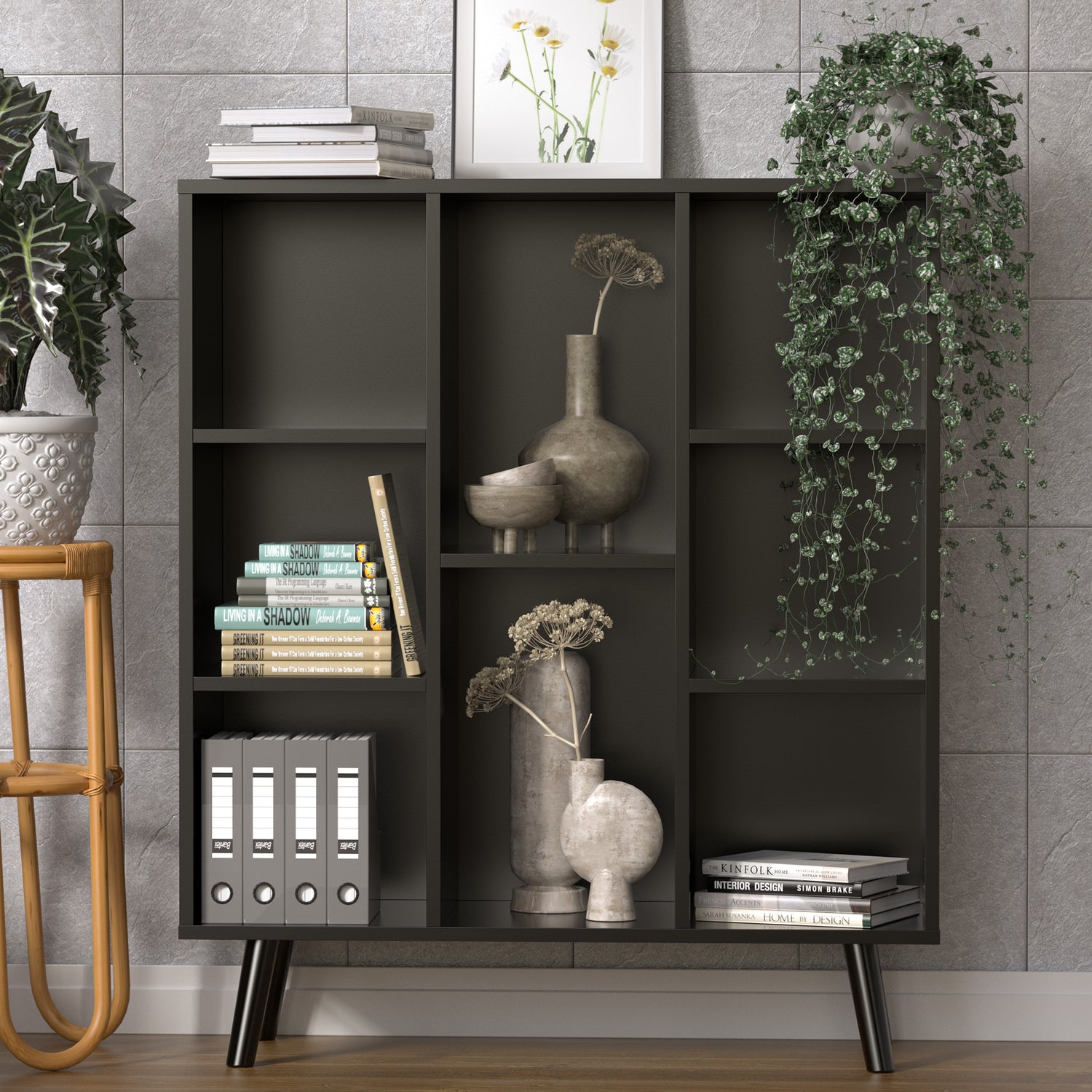 Book Stand - Black - Home All