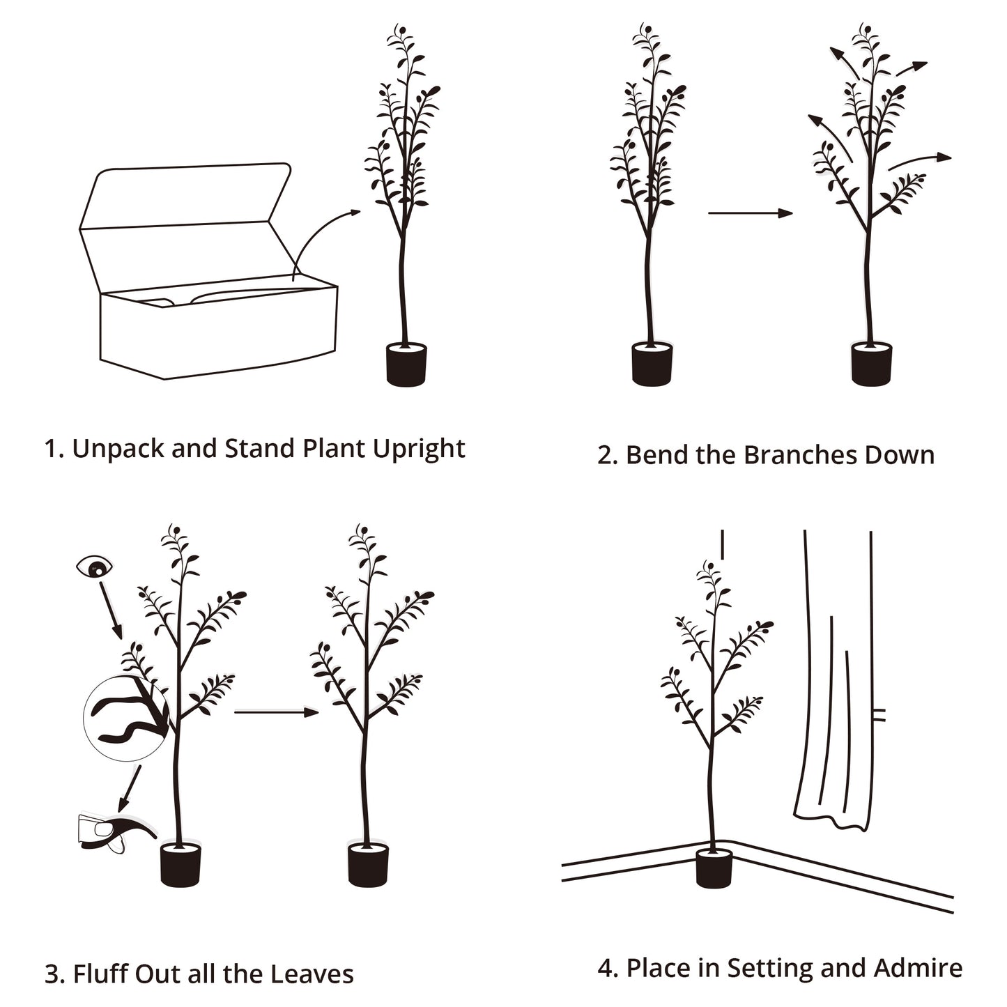 Artificial Olive Tree